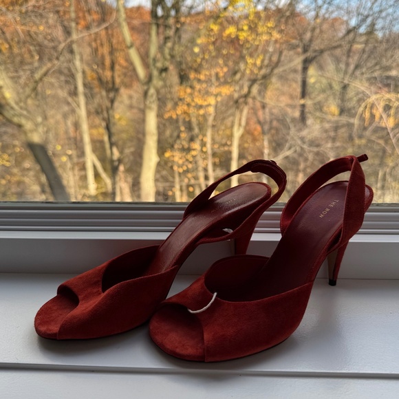 The Row | Swing Slingbacks in Burnt Orange (size 6.5) - Picture 2 of 2